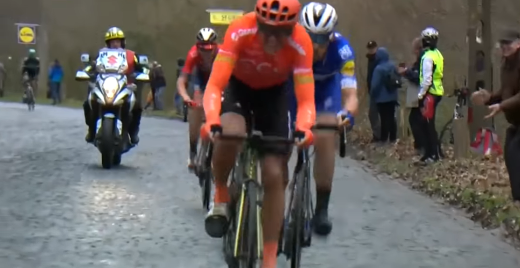 Van Avermaet y Stybar (Omloop Het Nieuwsblad 2019).